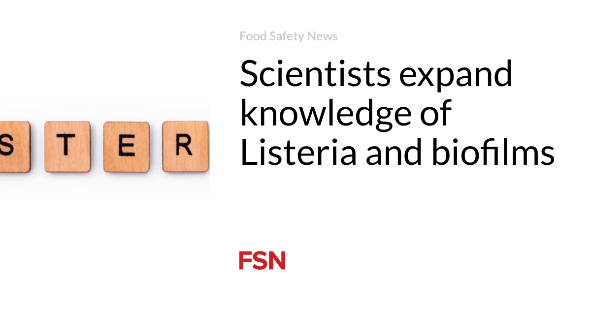 Scientists expand knowledge of Listeria and biofilms