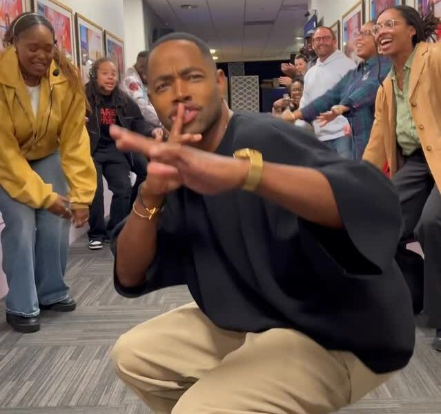 Watch Jay Ellis Twirl, Dip & Dance His Way Into the Spirit Tunnel on The Jennifer Hudson Show