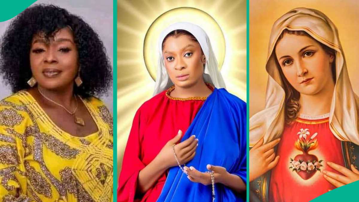“May Edochie is the visible Mary of this century”: Rita Edochie defends viral pics, knocks critics