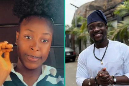 Student of UNIJOS shares video of Verydarkman in her school, explains why she was very scared to approach him