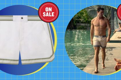 These White Lotus Swim Trunks Are on Sale in a Different Color Right Now