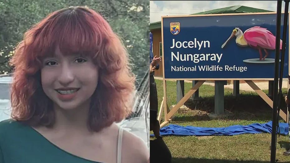 Texas wildlife refuge renamed for murdered 12-year-old, Jocelyn Nungaray, unveils signage: ‘Her life mattered’