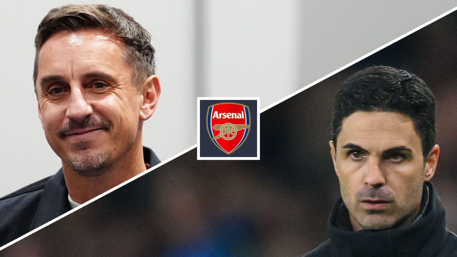 Gary Neville ‘brutally shut down’ by ‘icon’ on Arsenal form