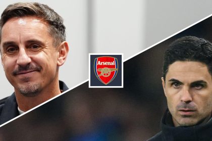 Gary Neville ‘brutally shut down’ by ‘icon’ on Arsenal form