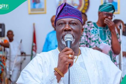 Popular former governorship candidate Dino Melaye stuns church goers in Abuja with powerful sermon, watch trending video