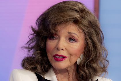 Joan Collins, 91, shares ultra-rare photo of children Tara and Alexander