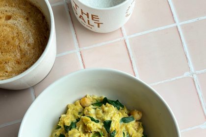 Savory Curried Oats with Chickpeas