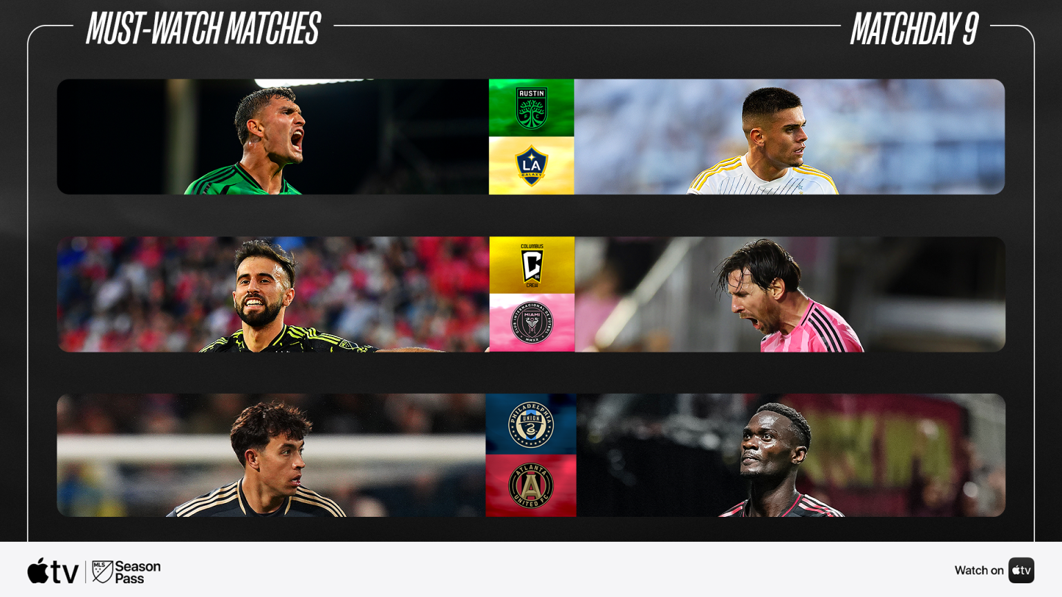 Matchday 9: What to know for this weekend’s must-watch matches | MLSSoccer.com