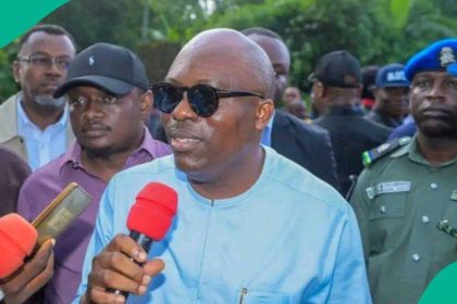 Breaking: Video emerges as suspended Rivers governor returns to Port Harcourt