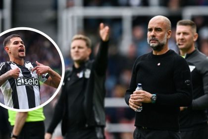‘I’ve spoken with him’ Bruno Guimaraes admits Pep Guardiola contact but confirms his happiness at Newcastle United and explains why he loves the club so much
