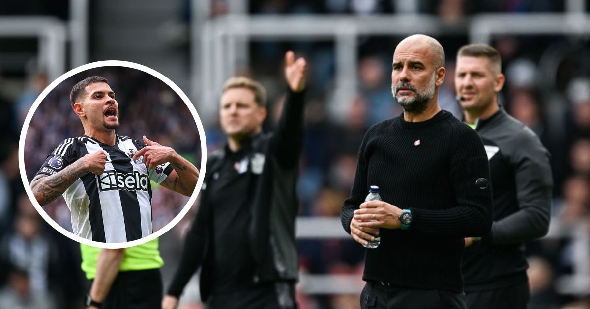 ‘I’ve spoken with him’ Bruno Guimaraes admits Pep Guardiola contact but confirms his happiness at Newcastle United and explains why he loves the club so much