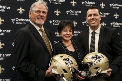 Saints may be looking to trade up from pick 40, per report