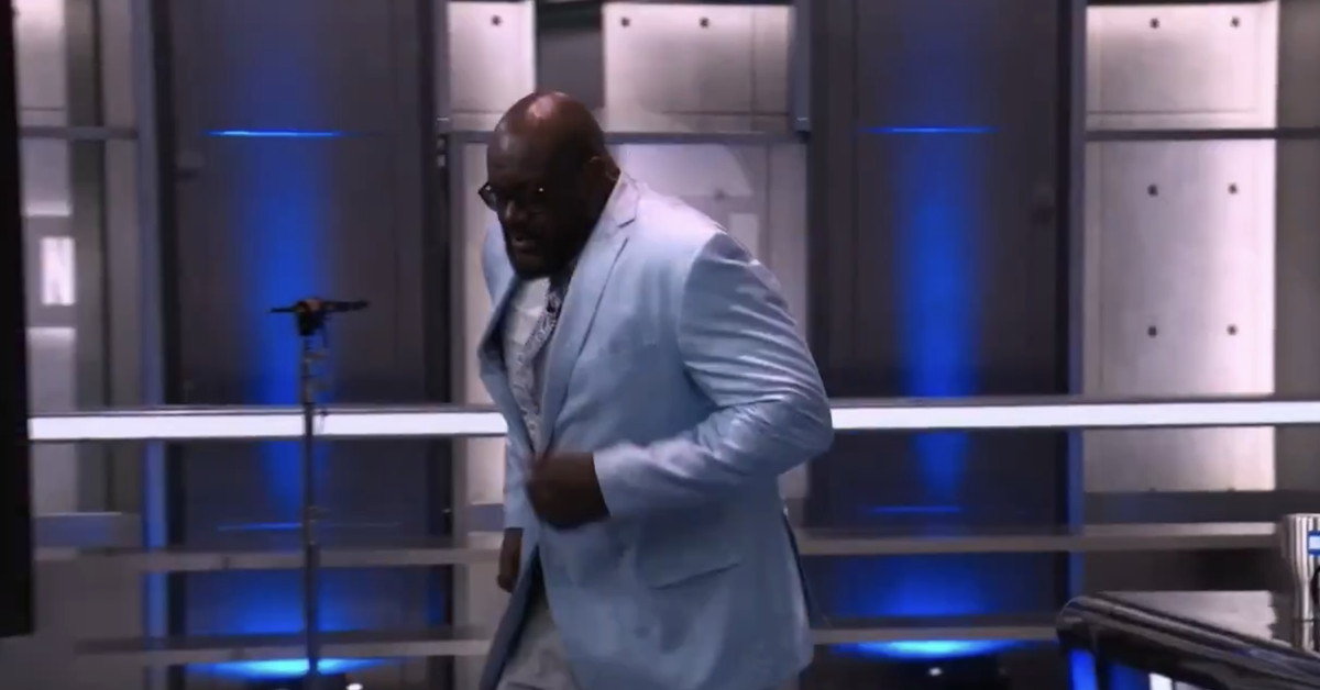 Shaq might have pooped himself on live TV