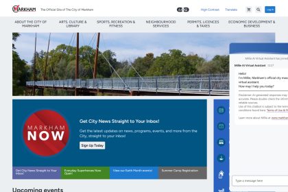 Markham introduces the latest version of its AI chatbot