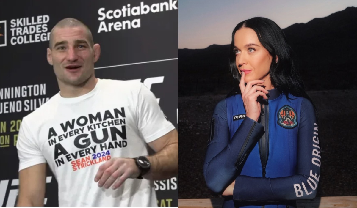 UFC’s Sean Strickland trashes ‘mentally stunted’ Katy Perry over spaceflight