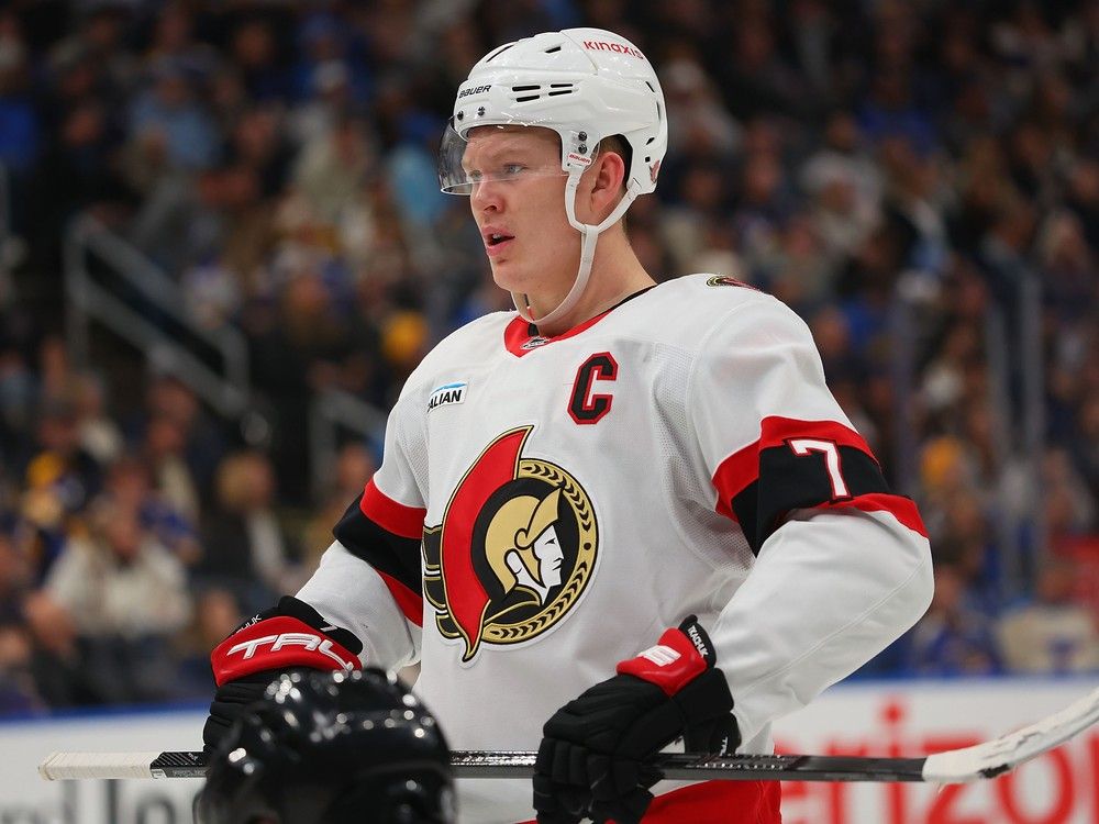 Ottawa Senators captain Brady Tkachuk is closing in on a return