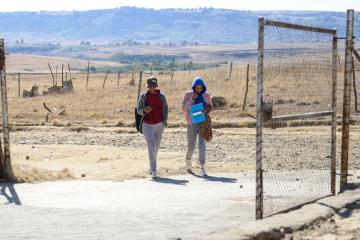 Mampotseng Letuka, village health worker