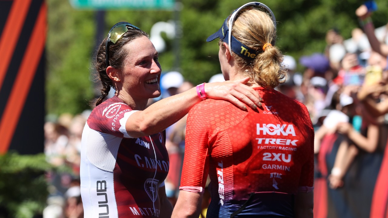 IRONMAN Texas 2025: Watch Kat Matthews and Kristian Blummenfelt race to record-breaking wins