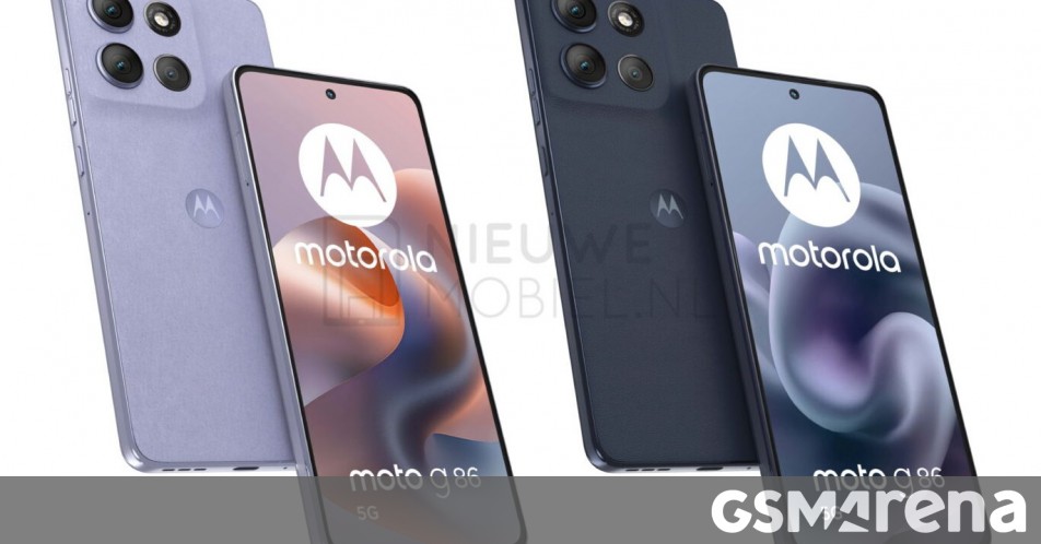 First Moto G86 renders leak showing a surprising design