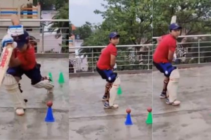 4-Year-Old Video Of IPL Sensation Vaibhav Suryavanshi Practicing On Terrace Goes Viral After His Heroics