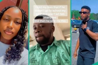 Love inspires man to go back to school after girlfriend gave him condition for marriage
