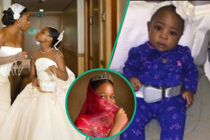 Davido’s first daughter Imade clocks 10, floods timelines with princess themed shoot