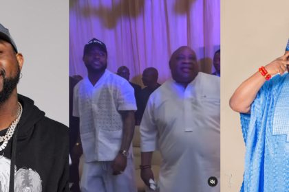 Davido Surprises Uncle, Governor Adeleke, With Heartwarming Birthday Visit