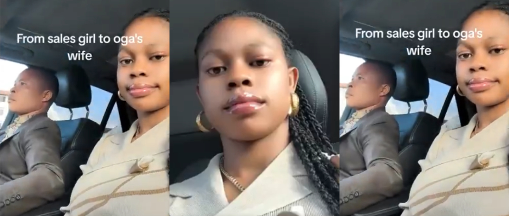 “From sales girl to Oga’s wife” – Lady Flaunts Life Upgrade
