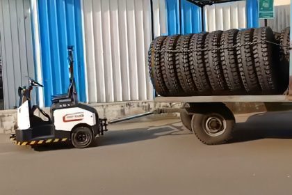 CEAT Tyres using autonomous robots for tyre deliveries in Mumbai