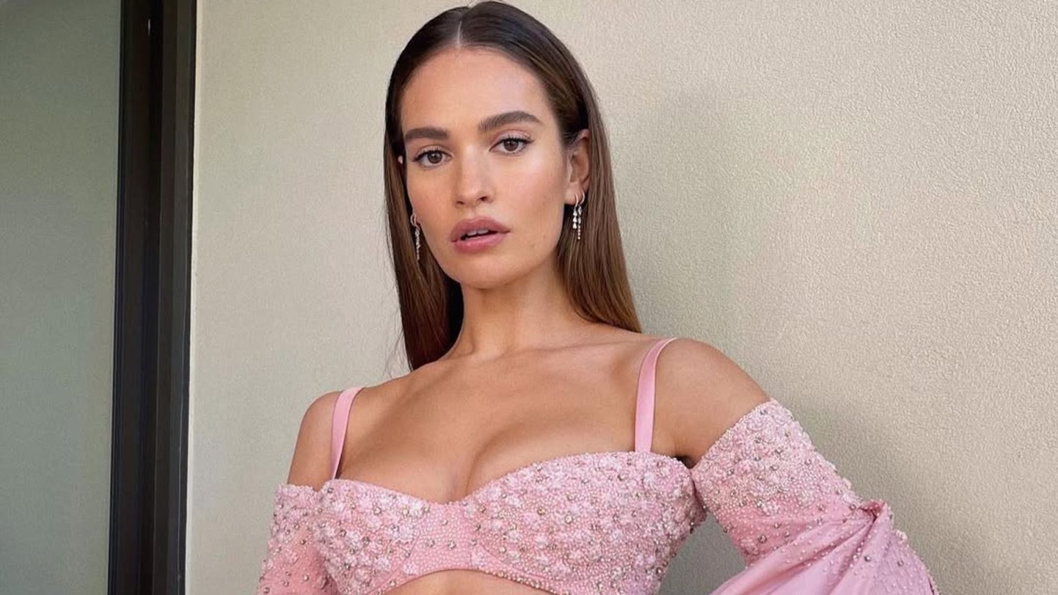 Lily James conjures up mermaid magic in beachside birthday photos