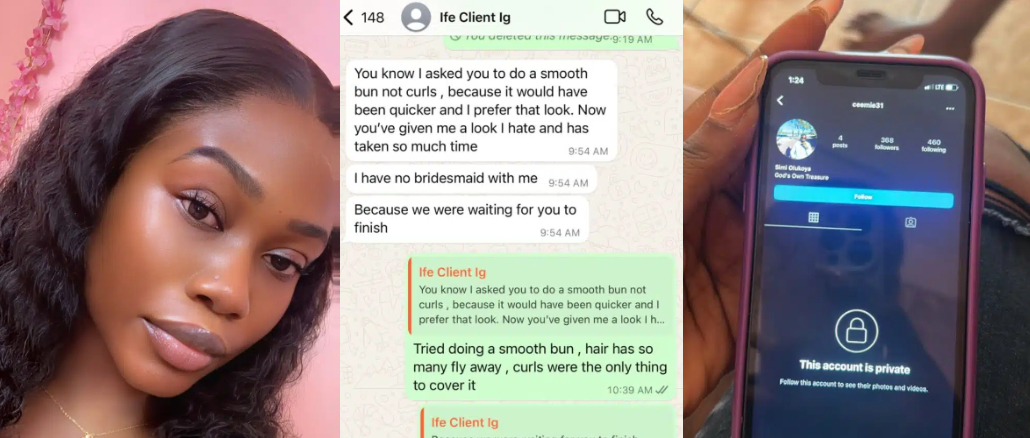 Bride, Bridesmaids Slammed for Owing Hairstylist ₦511K After Marathon 6:30am–9pm Session