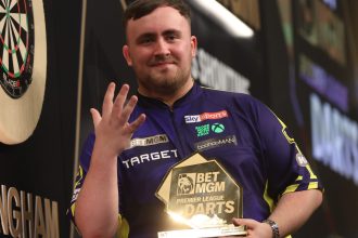 Luke Littler creates two pieces of Premier League history as he breaks own record en route to fifth nightly win