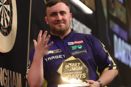 Luke Littler creates two pieces of Premier League history as he breaks own record en route to fifth nightly win