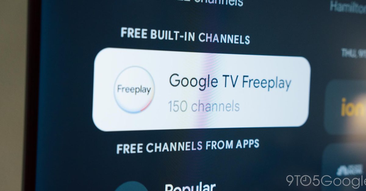 Google TV Freeplay adds several more new channels including 24/7 Baby Shark
