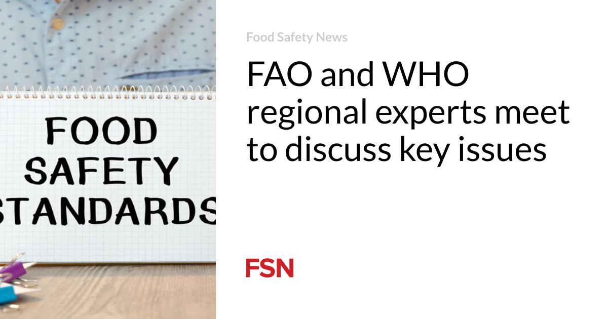 FAO and WHO regional experts meet to discuss key issues