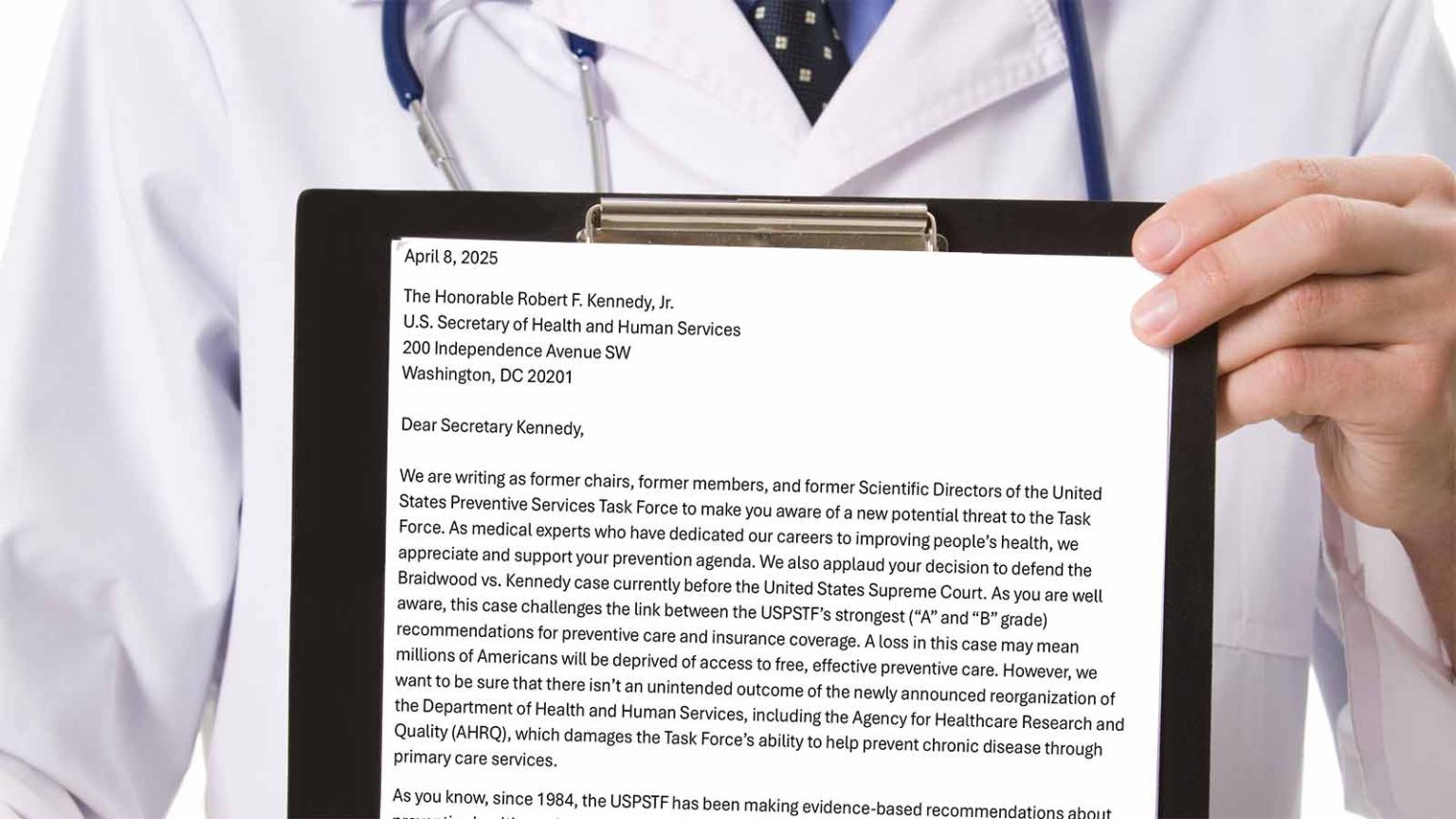 Former USPSTF Members Ask HHS for Protection