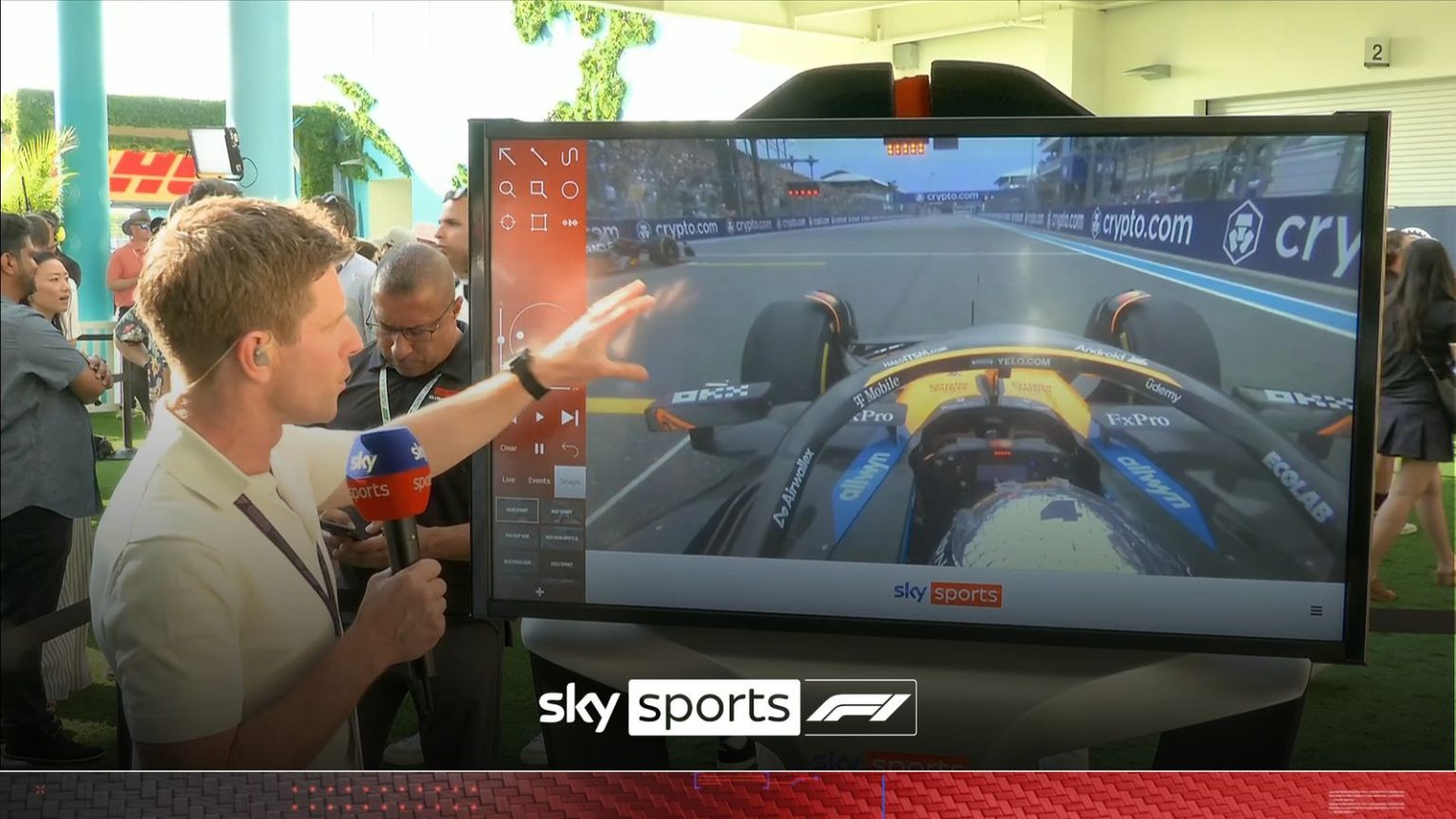 Miami Grand Prix: Should Max Verstappen been penalised for first lap shove on Lando Norris?