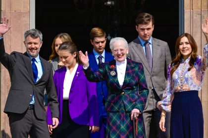 King Frederik, Queen Mary and their towering children reappear after glamorous night out
