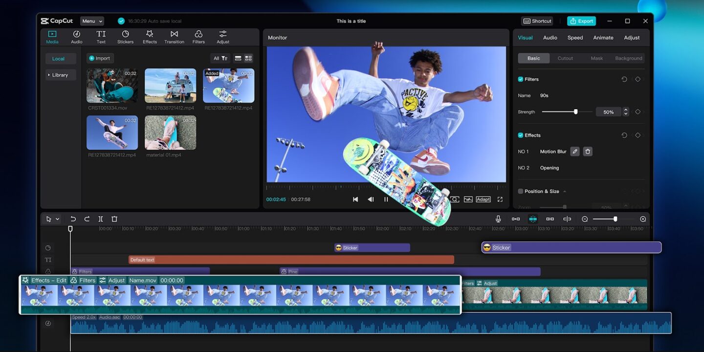 How to Add Music and Sync It with Cuts in CapCut Desktop