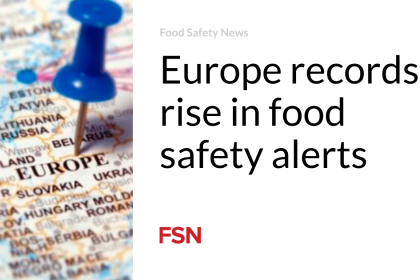 Europe records rise in food safety alerts