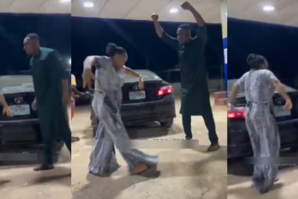 Man Joyfully Hails Wife After She Fills Up His Car Tank with N75K Fuel