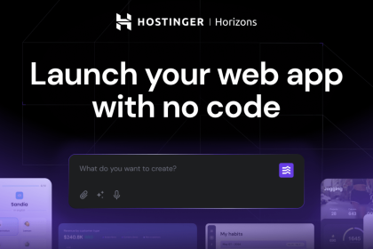 Hostinger Horizons lets you effortlessly turn ideas into web apps without coding [10% off]