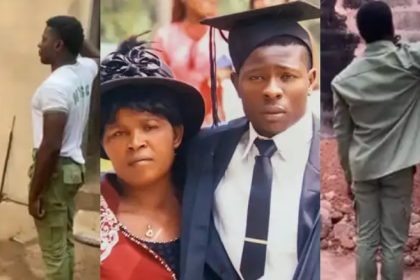 Corp Members heartfelt visit to late mom’s grave site moves many to tears