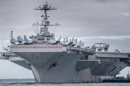 An F18 Fighter Jet Just Fell Off The USS Harry S. Truman