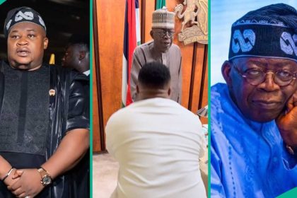 Cubana Chiefpriest meets Tinubu, triggers reactions with how he greeted the president in video