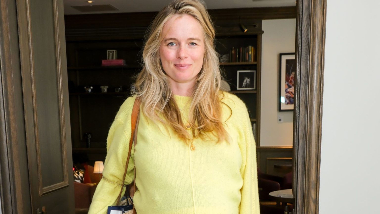 Prince Harry’s ex-girlfriend Cressida Bonas looks glowing as she shows off growing baby bump
