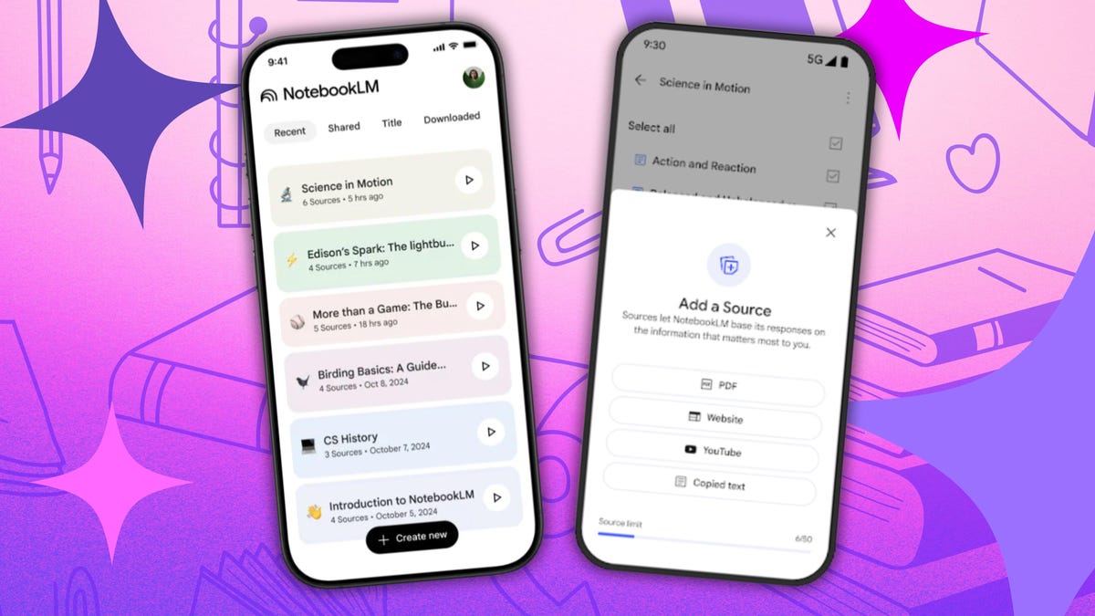 NotebookLM apps are coming soon to Android and iOS