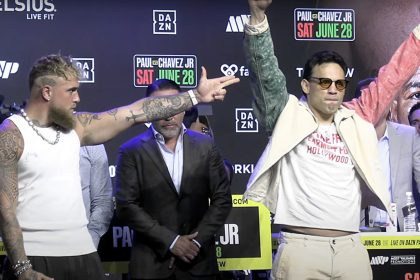 Jake Paul vs. Julio Cesar Chavez Jr. Press Conference Face-Off
