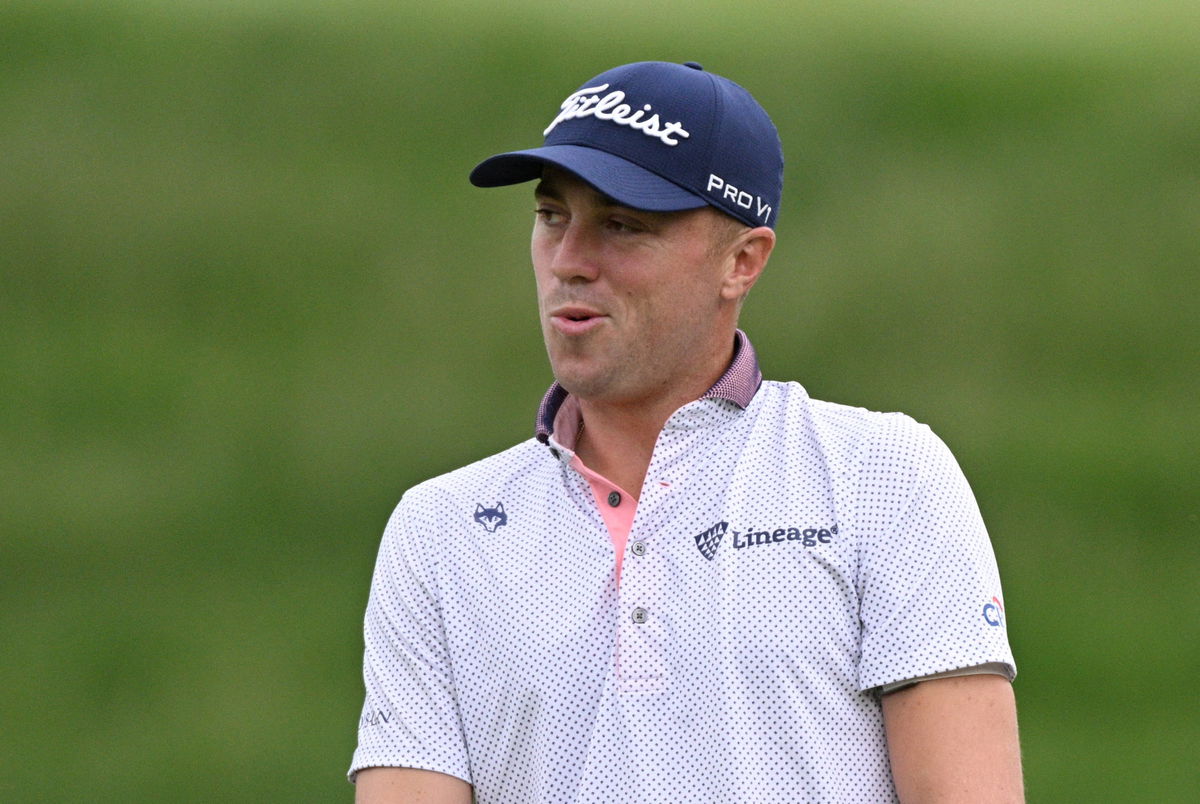 Justin Thomas Goes Barefoot at PGA Championship to Hit What Fans Are Calling the ‘Shot of the Tournament’