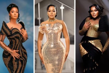 See How the Tanzanian Ladies Served Fashion in Gold for Juma Jux & Priscilla Ojo’s Wedding Reception
